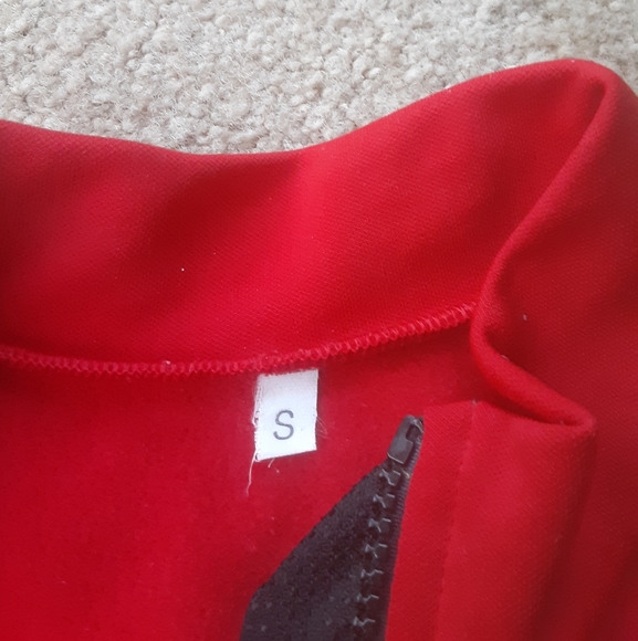 Fleece Cycling/Multisport Jersey By Go Sport,3 Rear Cargo Pockets,Wind Flap, NOS - Picture 9 of 12